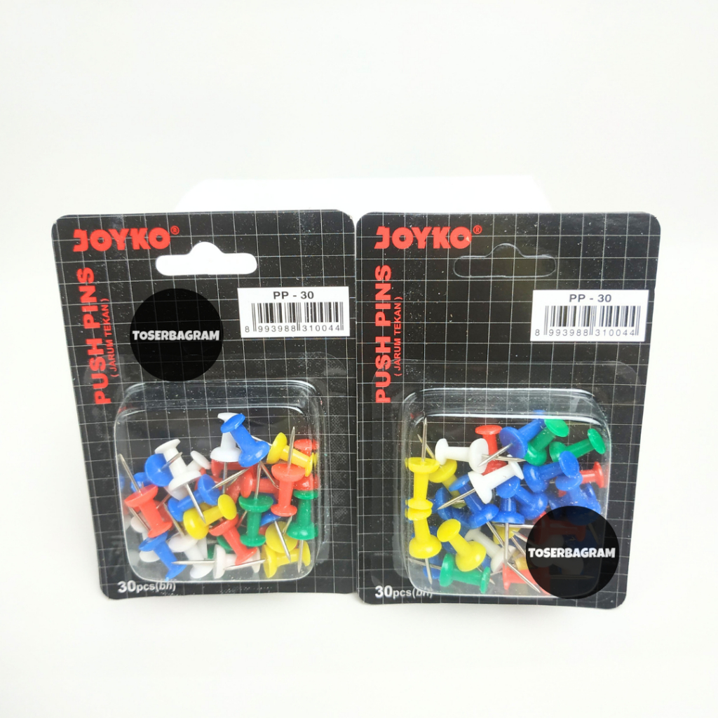 Jual Push Pin Joyko PP-30 (1 Pak / 12 Kotak) | Shopee Indonesia