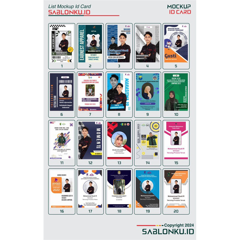 Jual JASA DESIGN GRAFIS LANYARD DAN ID CARD KARTU NAMA CUSTOM | Shopee ...