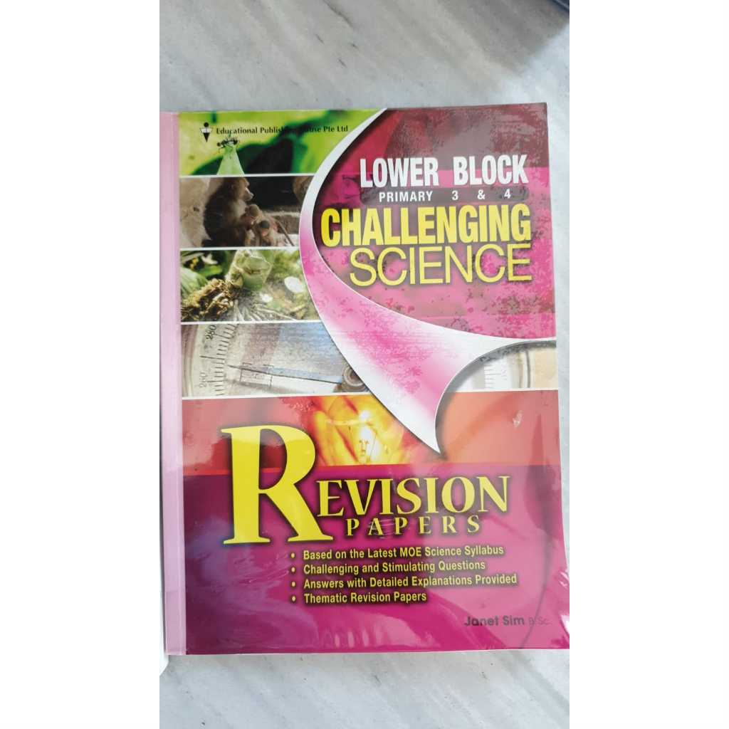 Jual LOWER BLOCK PRIMARY 3 & 4 CALLENGING SCIENCE REVISION PAPERS BUKU ...