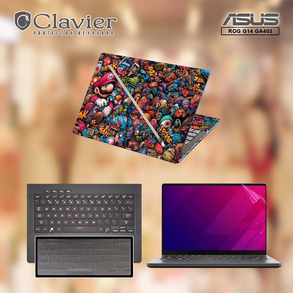 Jual Keyboard Screen Protector Anti Gores Cover Garskin Laptop Precut ...