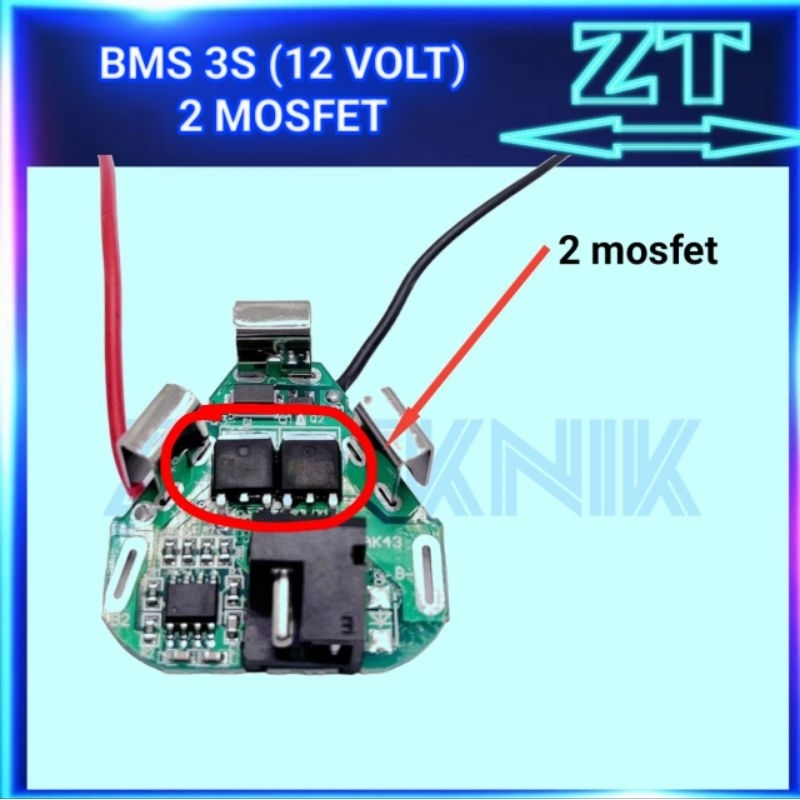 Jual BMS 3S (12 VOLT) 2 Mosfet Shopee Indonesia 