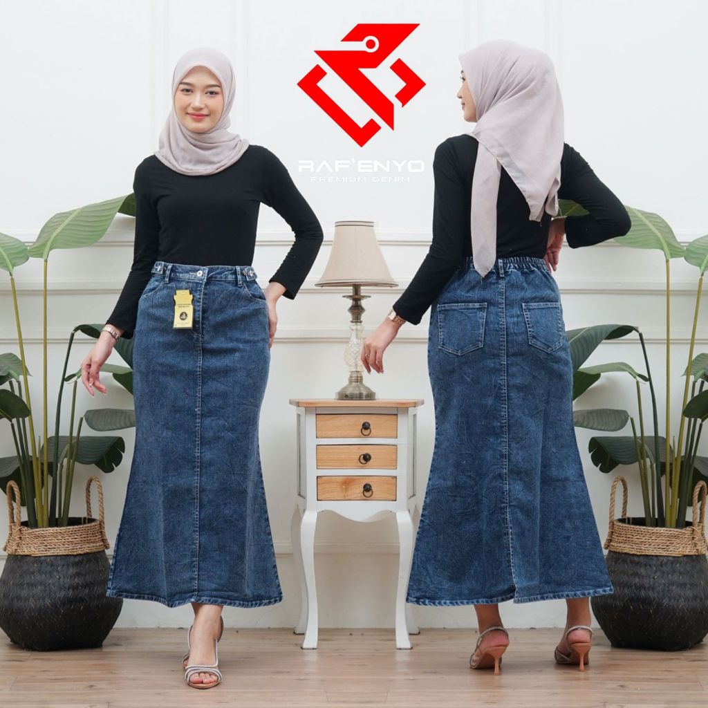 Herlipto Mermaid Denim Effect Skirt 新品 Herlipto Mermaid Denim Effect Skirt M - メルカリ