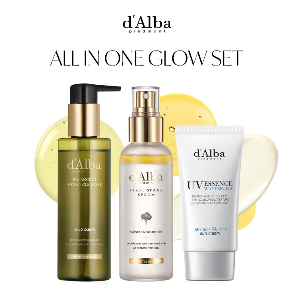 Jual d'Alba Essentials (Vegan Cleanser + Spray Serum 100ml +