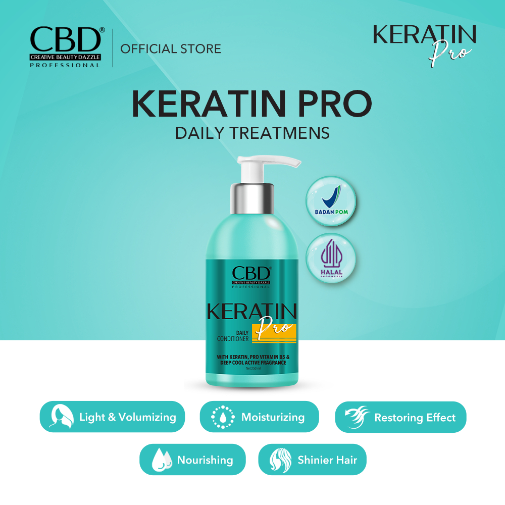 Jual CBD Professional Keratin Pro Daily Conditioner 250ml | Perawatan ...