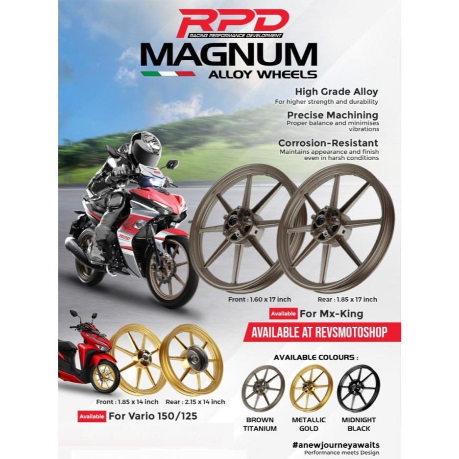 Jual VELG RPD Casting Wheel Velg Set Magnum Vario 125 / 150 | Shopee ...