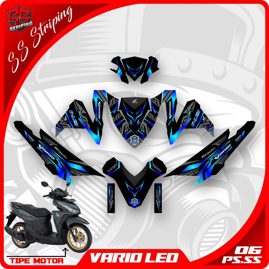 Jual Decal Sticker Full Body Vario Led Stiker Full Body Vario Led Ps Ss