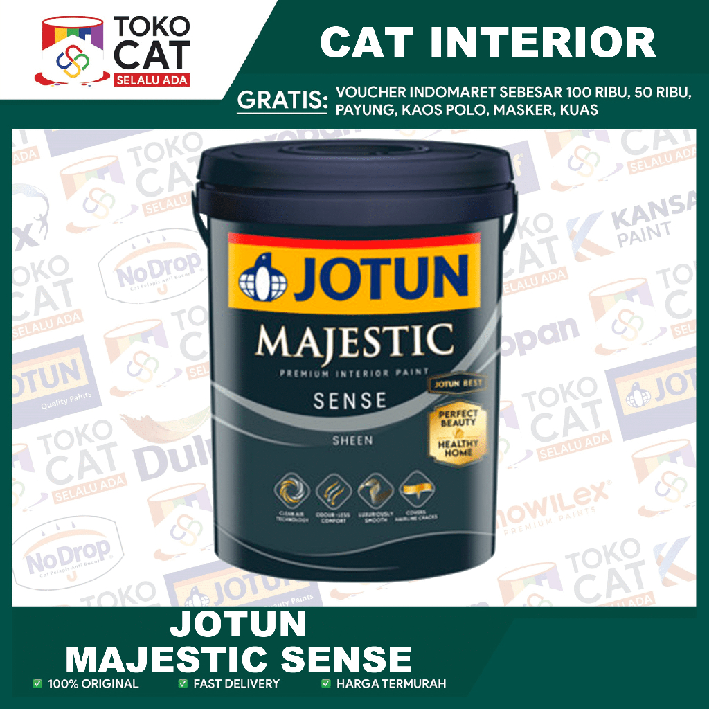 Jual Cat Interior Jotun Majestic Sense 20 Liter Warna White Chi Tinting Ukuran 20 L Shopee 9319