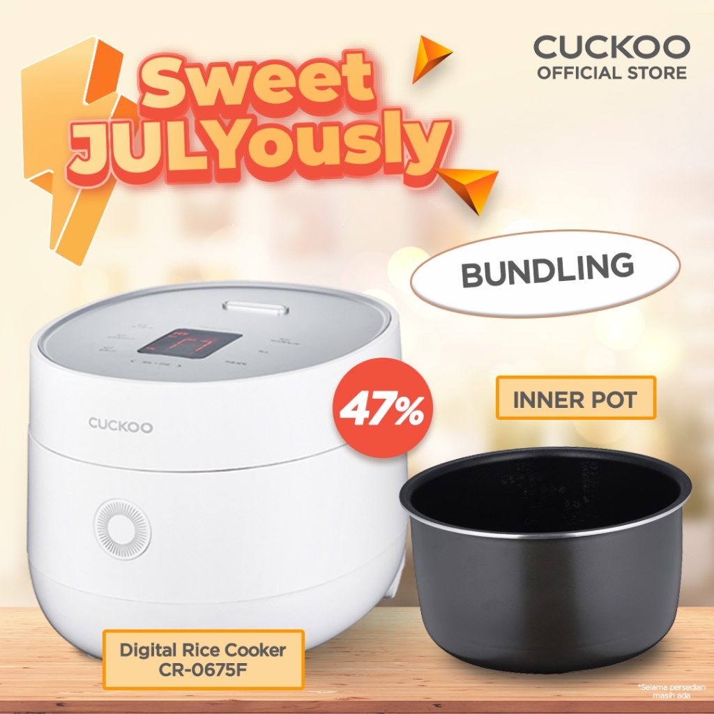 Jual CUCKOO Digital Rice Cooker 1 L CR0675F (BUNDLING PROMO) Shopee