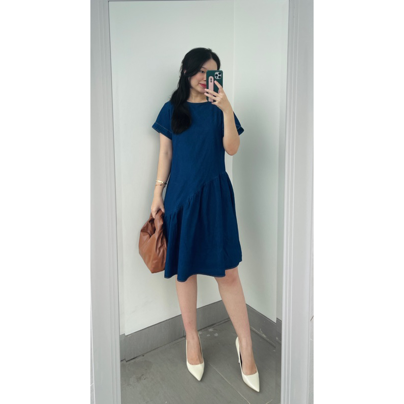 Jual GRACIA DENIM DRESS / Denim dress / dress jeans / dress wanita | Shopee  Indonesia