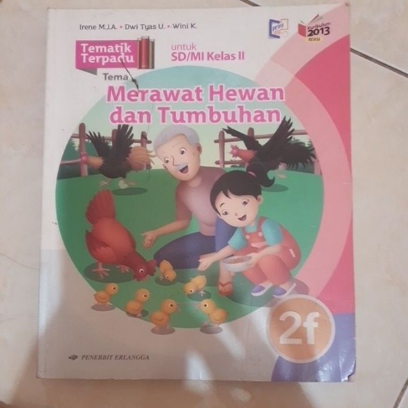 Jual Buku Tematik Terpadu untuk SD Kelas 2 tema 2 F | Shopee Indonesia