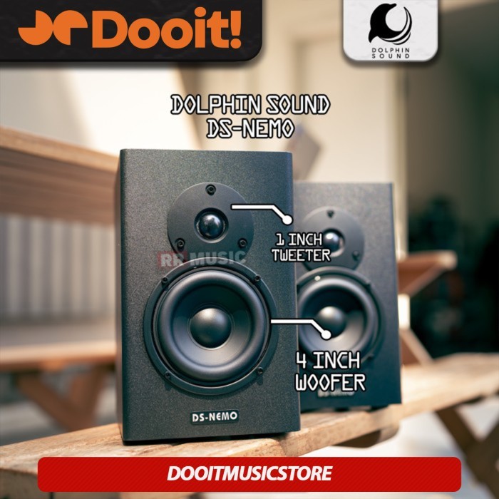 Jual DS NEMO Dolphin Sound DSNEMO Speaker Monitor Studio - 4 Inch ...