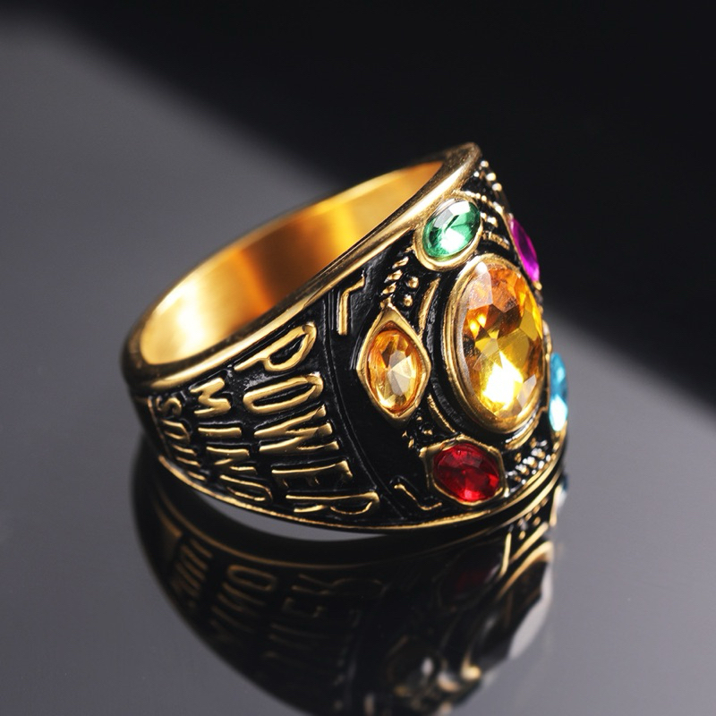 Jual Cincin Thanos Infinity Ring Gemstone Premium High Quality Real ...