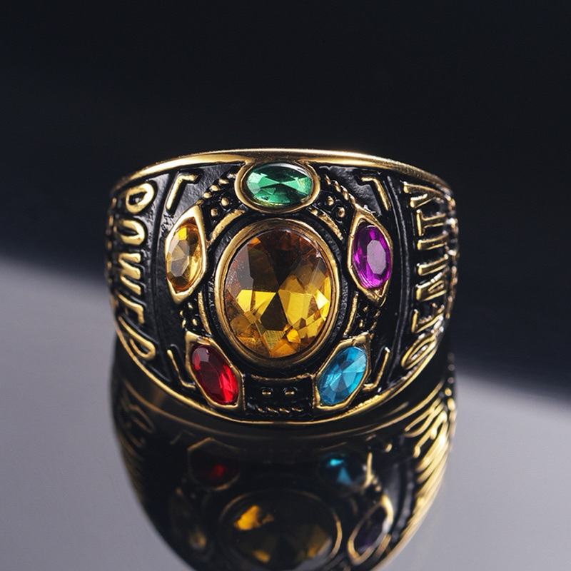 Jual Cincin Thanos Infinity Ring Gemstone Premium High Quality Real ...