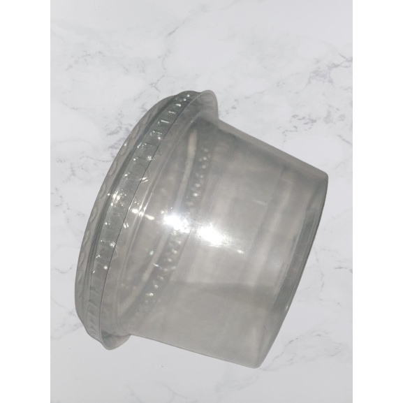 Jual HIGH QUALITY Food Container embos love bulat rata plastik/Cup es ...