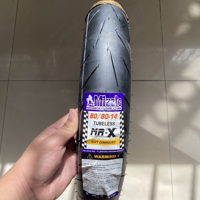 Jual Paket Ban Racing Tubles Motor Matic MIZZLE MR-X 80/80 - 90/80 Ring ...