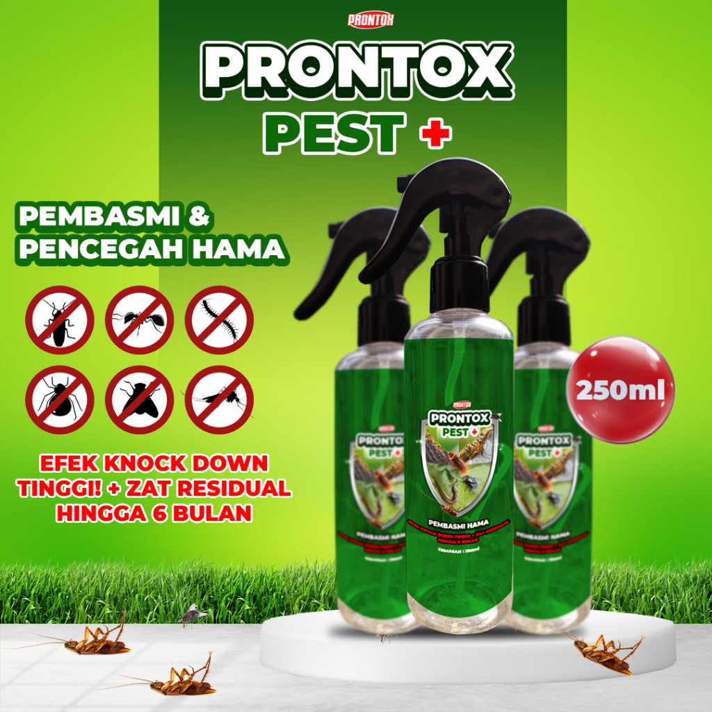 Jual Racun Kecoa PRONTOX PEST PLUS Pembasmi Kecoa lalat Cacing Kaki ...