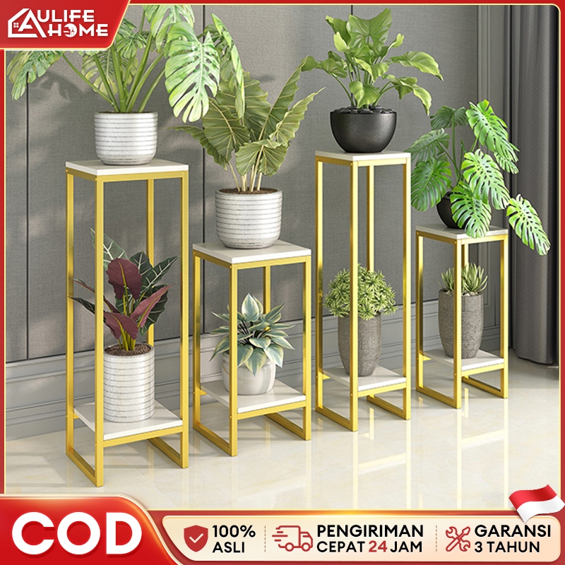 Jual Rak Bunga Rak Taman Tanaman Pot Holder Standing Planter Rak ...