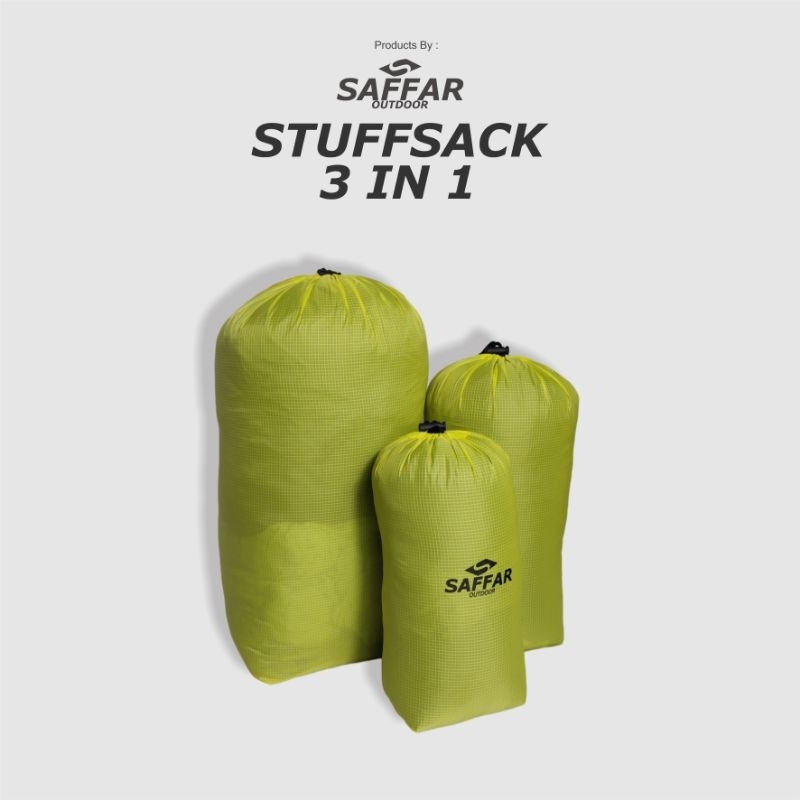 stuff sack saffaroutdoor kantung serut tas serut wadah sleeping bag kantung jaket stuffsack ultralight
