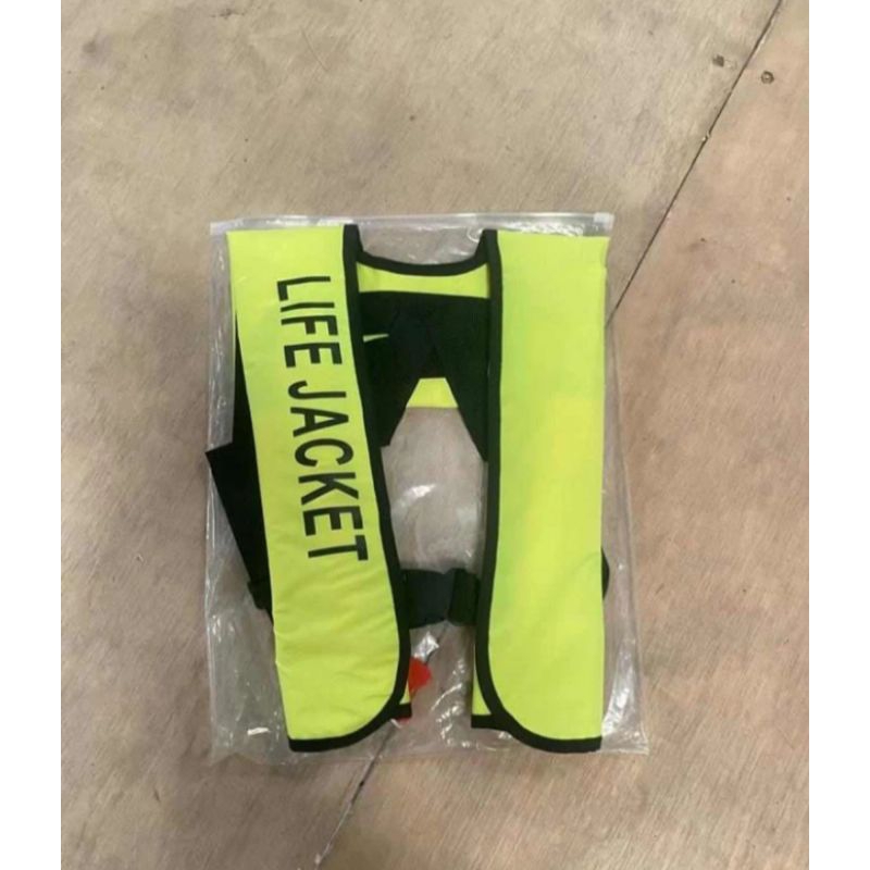 Jual Inflatable Life Jacket Pelampung Otomatis Warna Hijau Stabilo ...