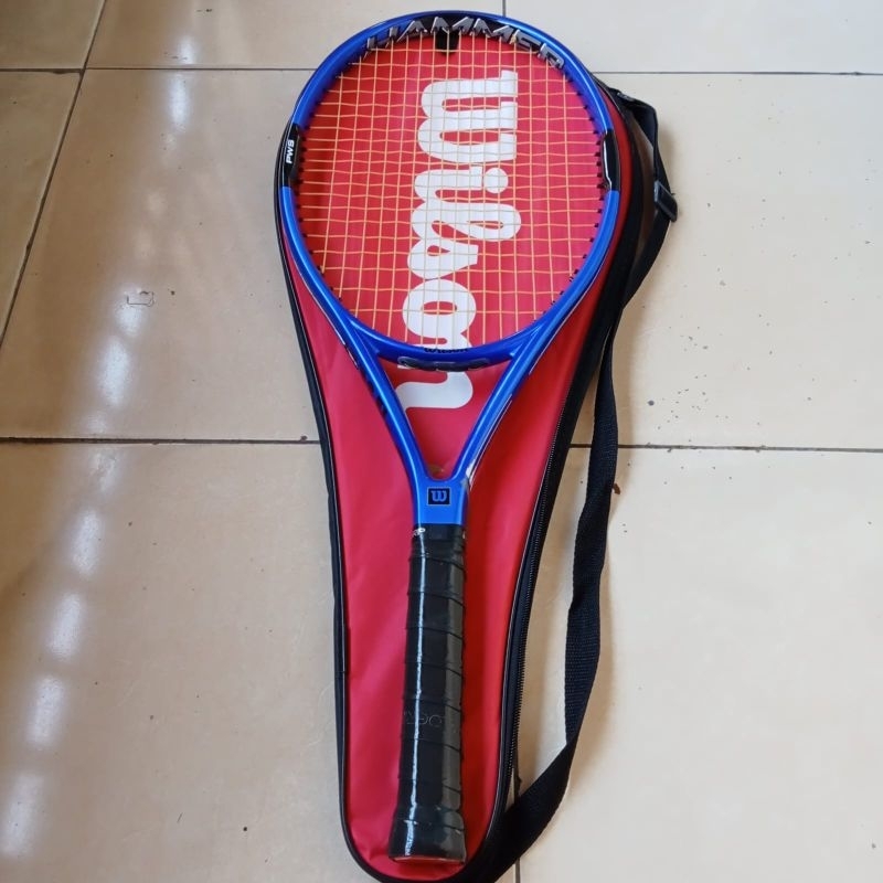 Jual Raket tenis wilson hyper hammer biru | Shopee Indonesia