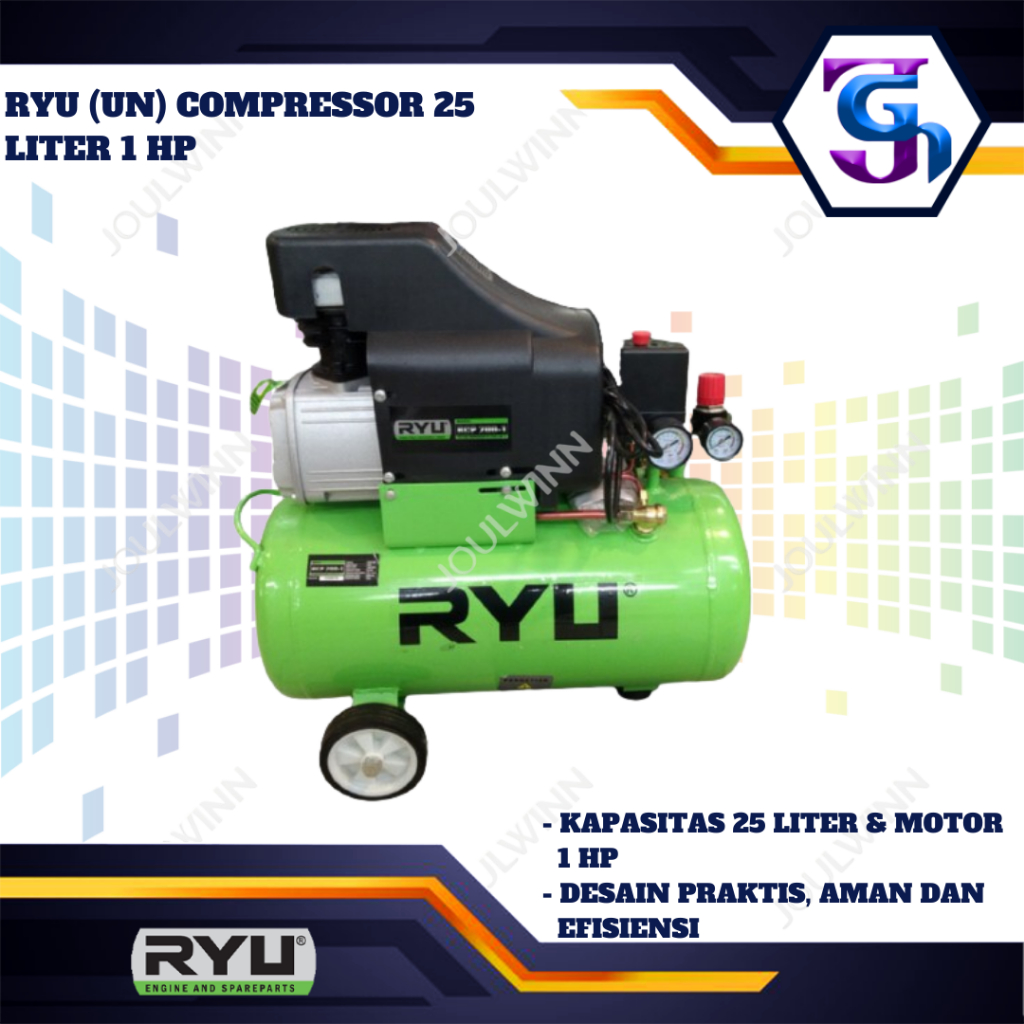 Jual RYU (UN) Compressor 25 Liter 1 Hp - 1 | Shopee Indonesia