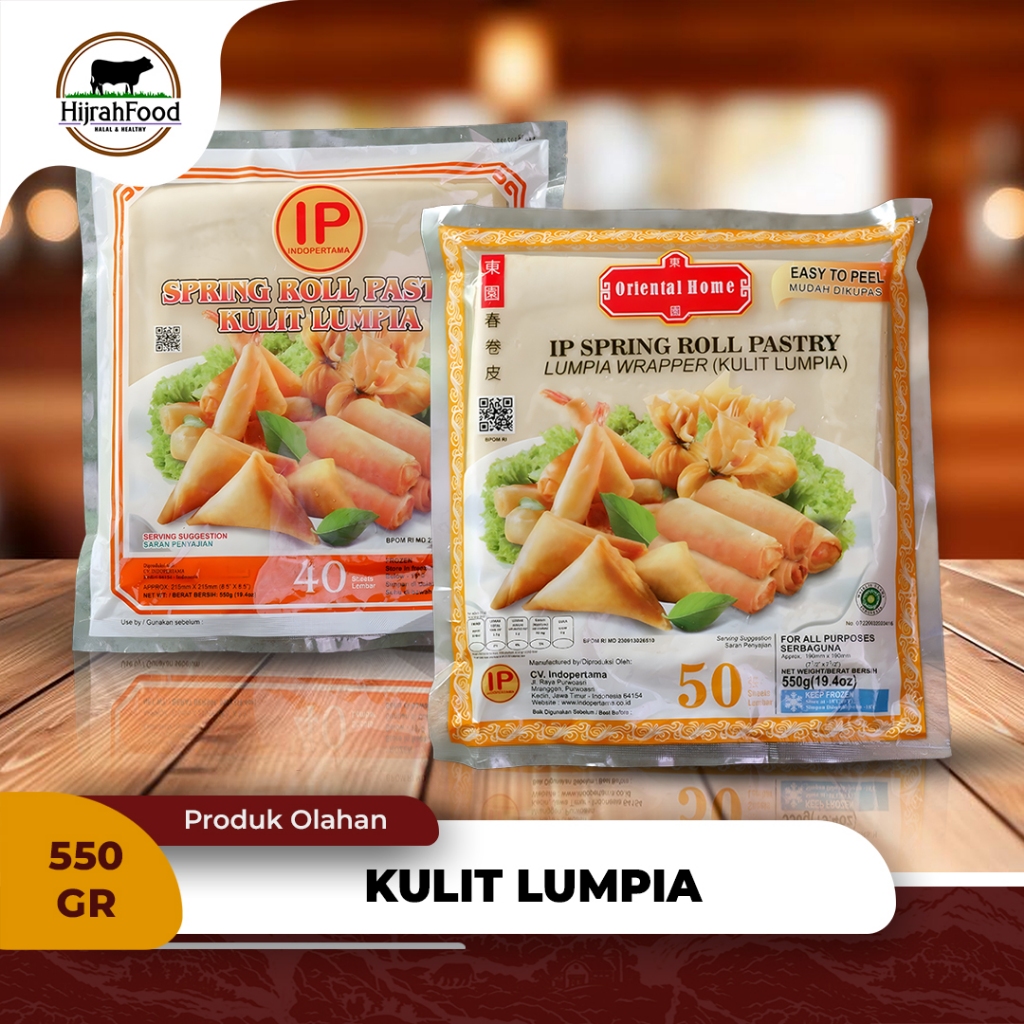 Jual IndoPertama Kulit Lumpia 550 gr Spring Roll Pastry | Shopee Indonesia