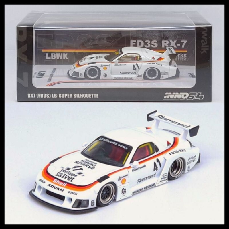 Jual INNO 64 MAZDA RX7 FD3S LB SUPER SILHOUETTE LBWK coca cola inno64 ...