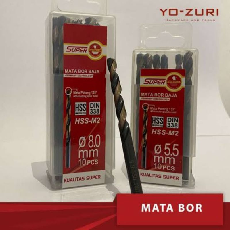 Bohrer Kobalt HSS 1-13mm - 25teiliges Set