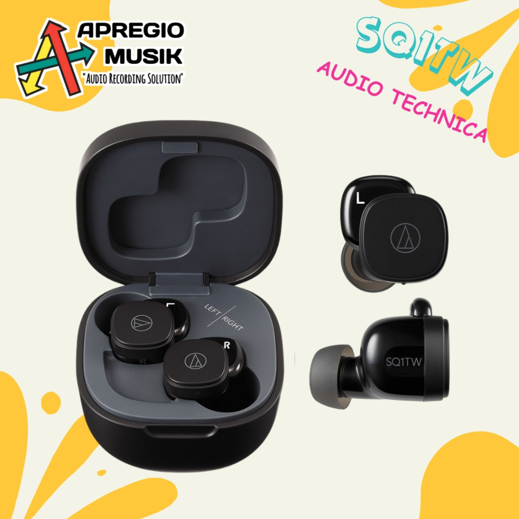 Jual Audio Technica ATH-SQ1TW SQ1 TW TWS Wireless Earbuds | Shopee ...