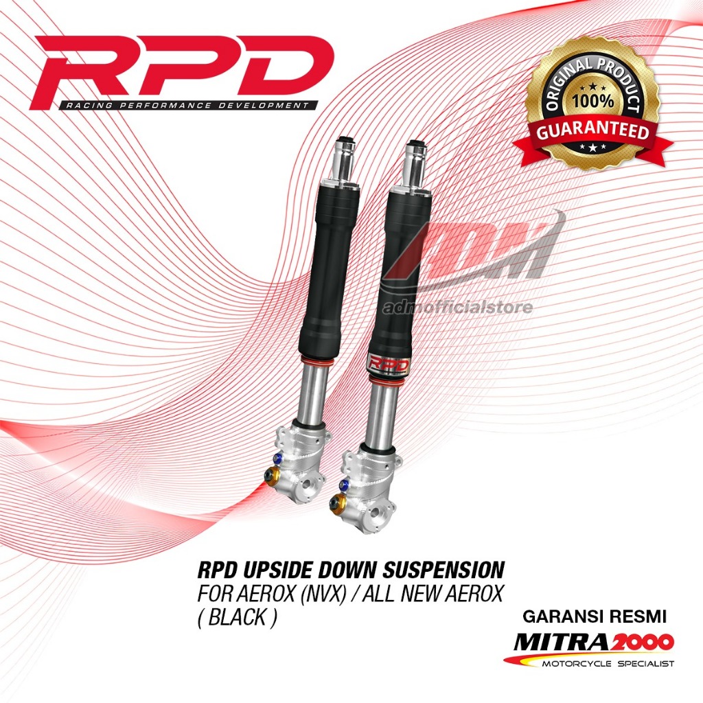 Jual RPD Shock Depan Aerox / All new Aerox Upside Down Suspension ...