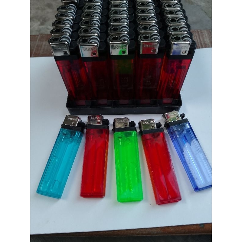 Jual 1PACK(50pcs) KOREK API RODA/KOREK GAS (DUCATI) warna warni MIRIP ...