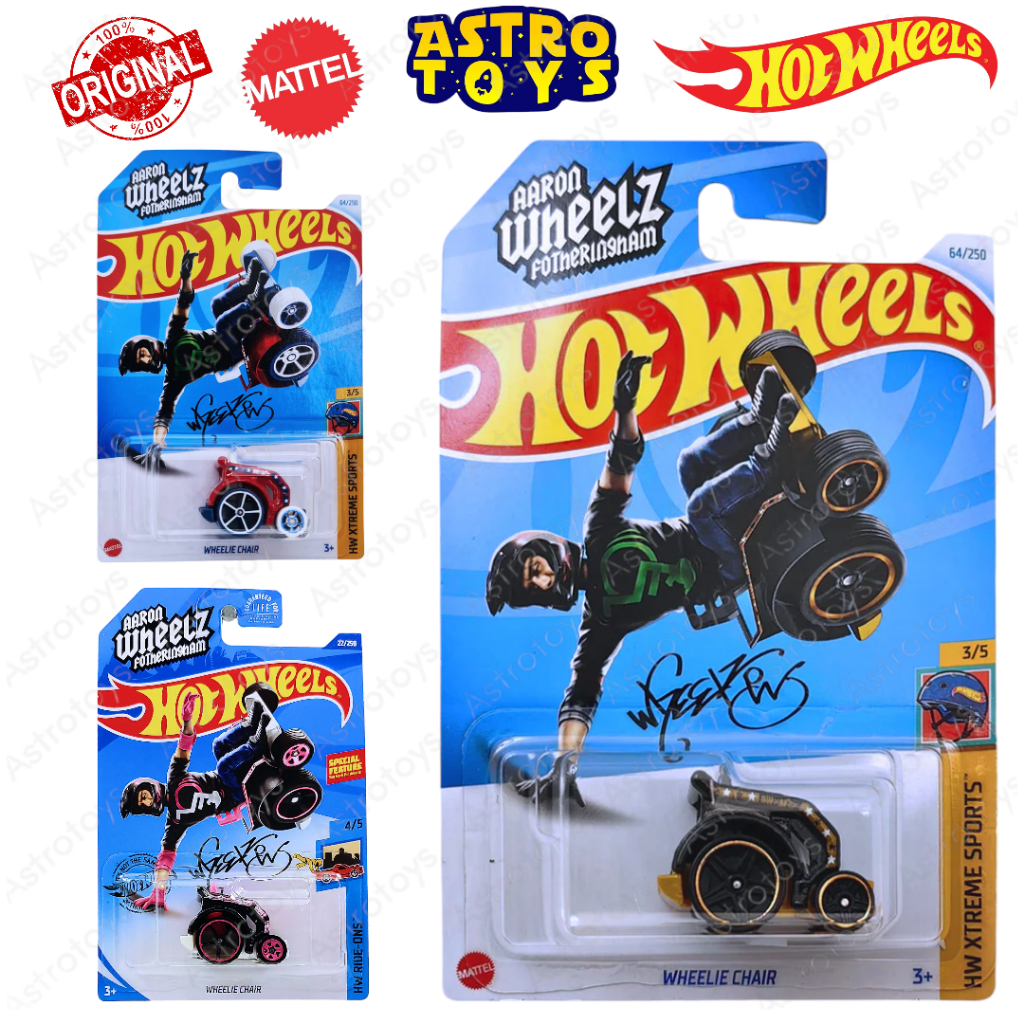 Jual Hot Wheels Basic Kursi Roda Wheelie Chair 1:64 - Mainan Anak ...