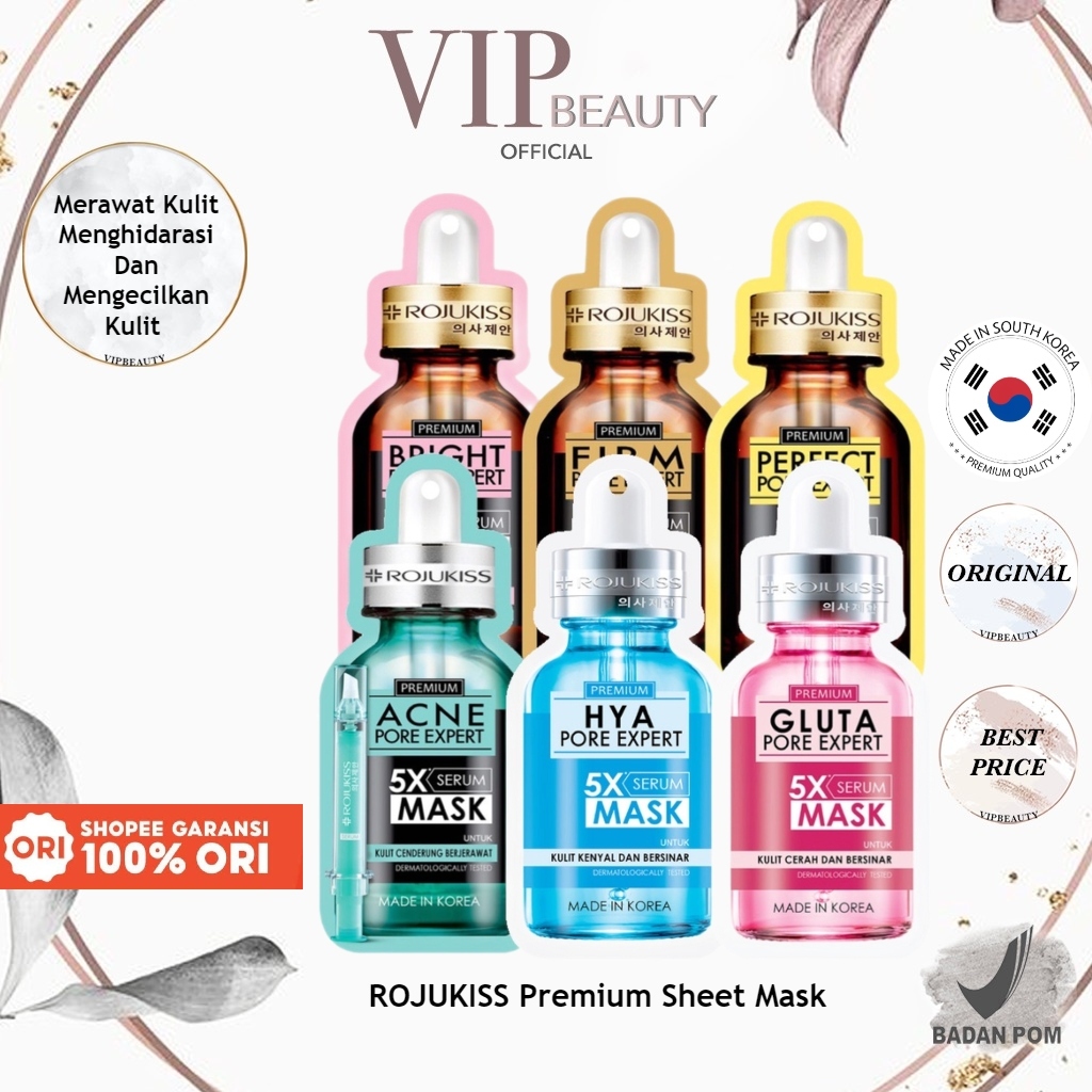 Jual ROJUKISS Premium Sheet Mask | Shopee Indonesia