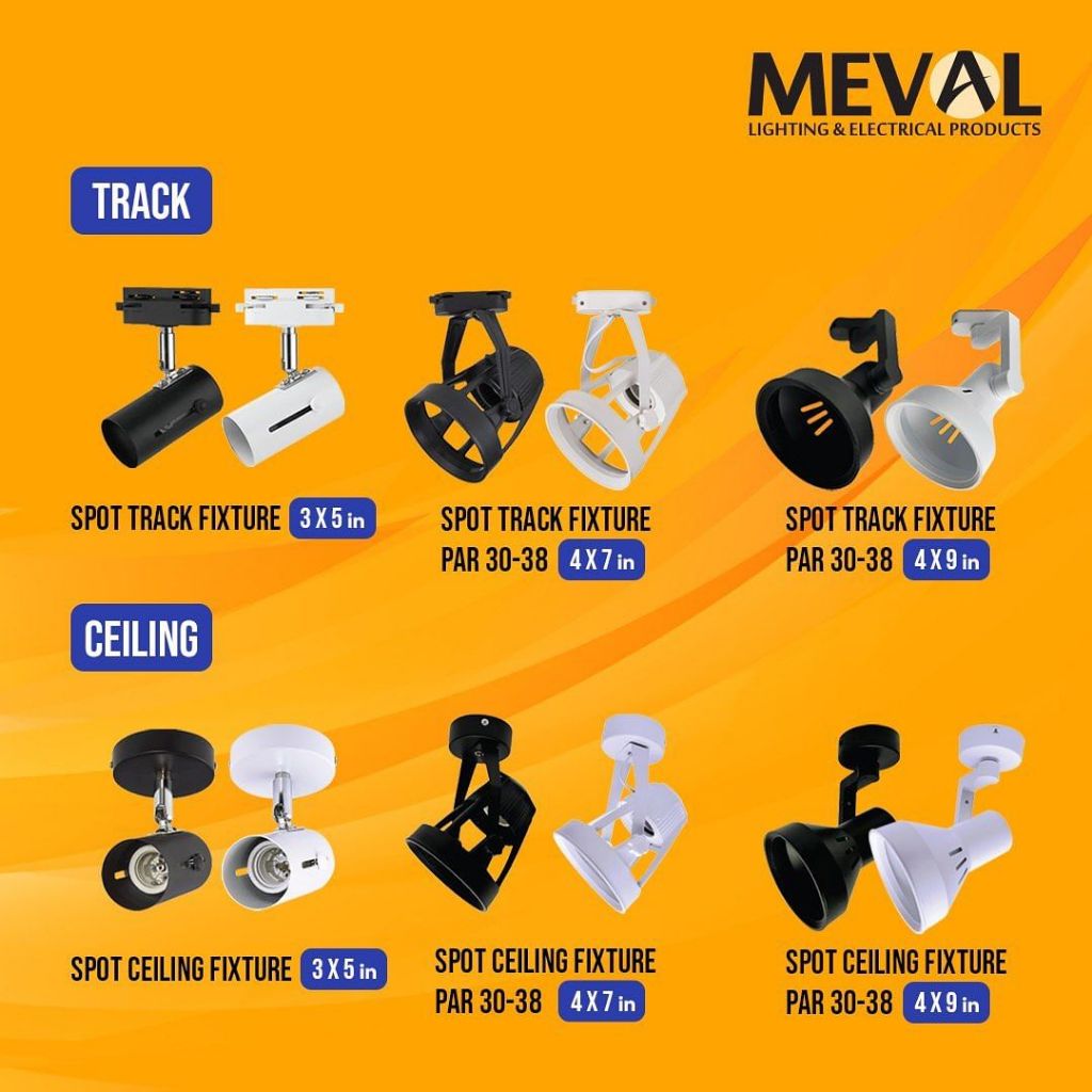 Jual MEVAL Rumah lampu sorot Spotlight Track & Ceiling Collection ...