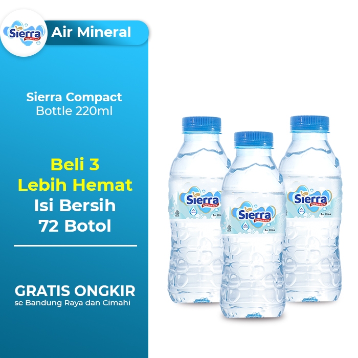 Jual Sierra Compact 220 ml (Bundling 3 Pack) | Shopee Indonesia