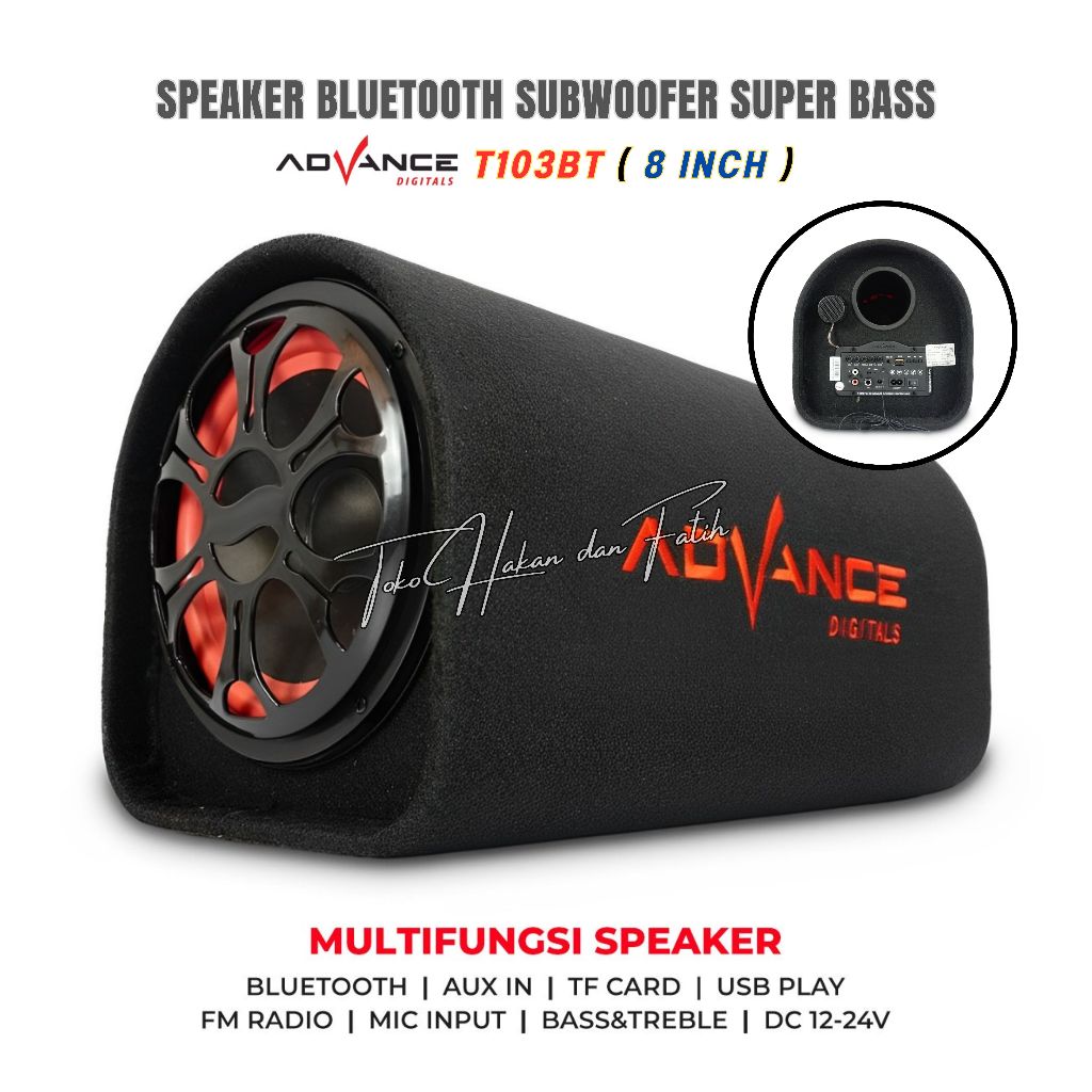 Speaker karaoke Advance T-103BT speaker multimedia With Subwoofer System  Bluetooth Speaker Aktif Advance Subwoofer inch T103BT Bluetooth Bisa
