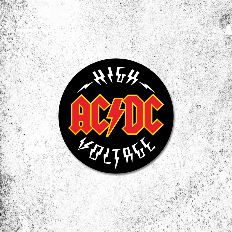 Jual Sticker Band ACDC - High Voltage | Shopee Indonesia
