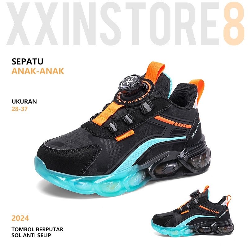 Jual Sepatu Sekolah Anak Laki-laki Sepatu Anak Sepatu Lari Sepatu Lari