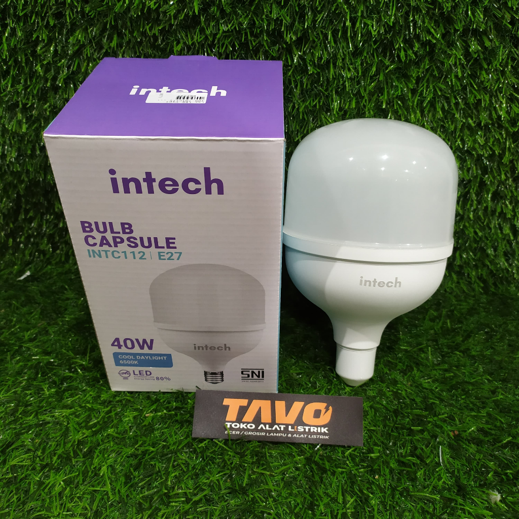 Jual Lampu InTech LED Capsule Bulb 30 Watt Dan 40 Watt | Shopee Indonesia