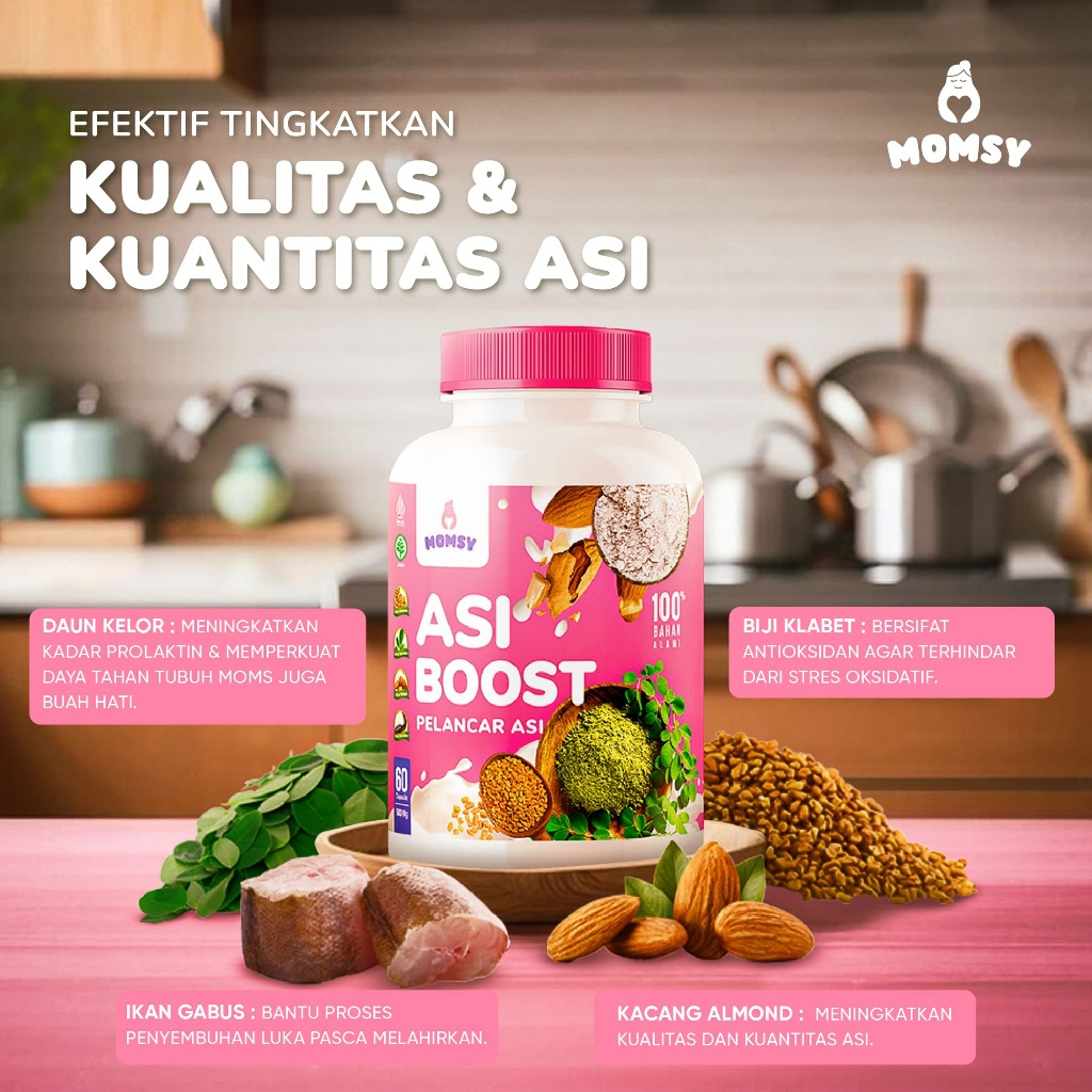Jual MOMSY ASI BOOSTER 1 BOX ISI 30 & 60 ASI BOOSTER PELANCAR ASI BOOST ...