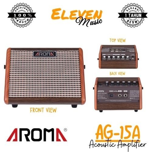 Jual Aroma AG-15A Amplifier Gitar Akustik 15" with Bluetooth Original ...