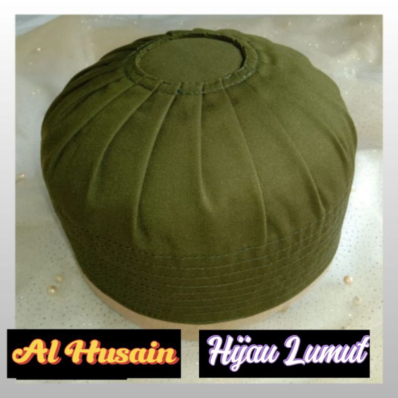Jual Al-Husain||Kopiah anak laki2 kopyah dewasa hitam putih hijazi