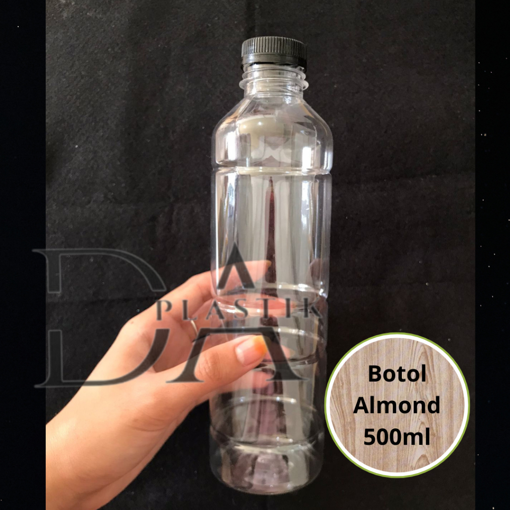 Jual Botol Almond 500ml | Botol Plastik | Botol Juice | Botol Pristine ...