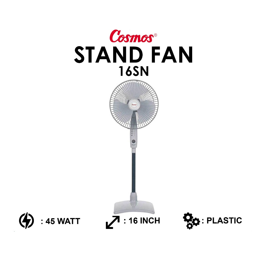 Jual Cosmos 16-SN Kipas Angin Berdiri Duduk Stand Fan 16 inch 2in1 ...
