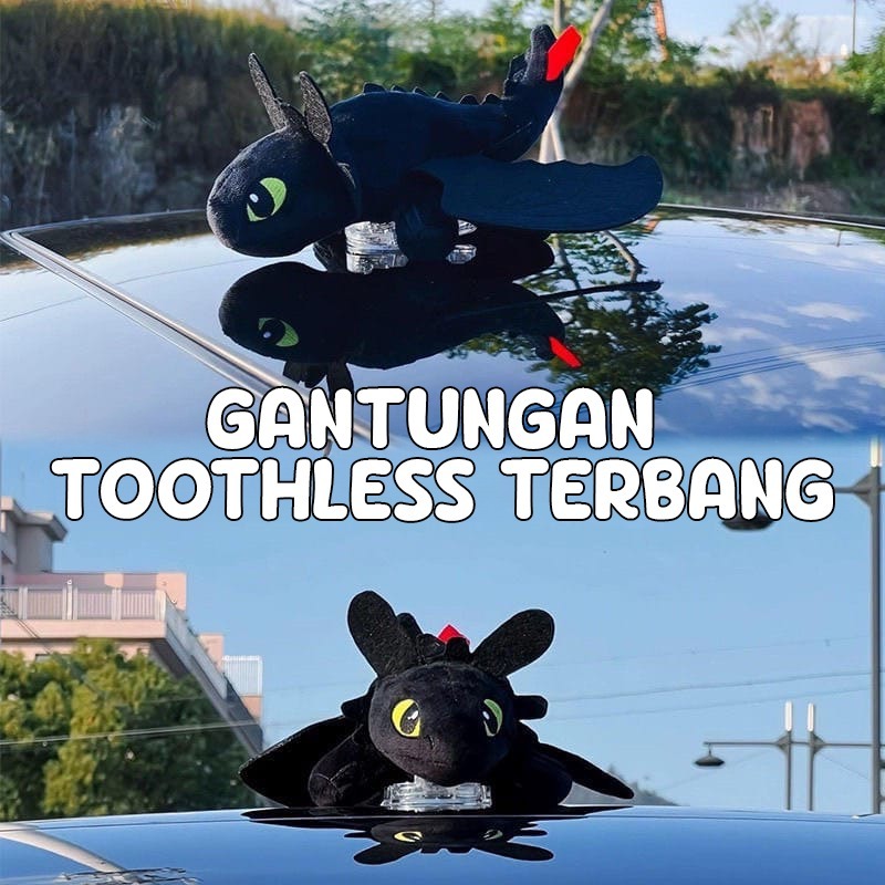 Jual BBAK Boneka Toothless Dragon Dekorasi Kendaraan Mobil/Motor/Helm ...