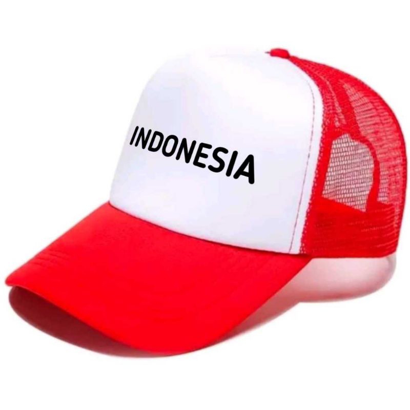 Jual TOPI JARING COWO & CEWE HUT RI KE 79TH MERDEKA | Shopee Indonesia