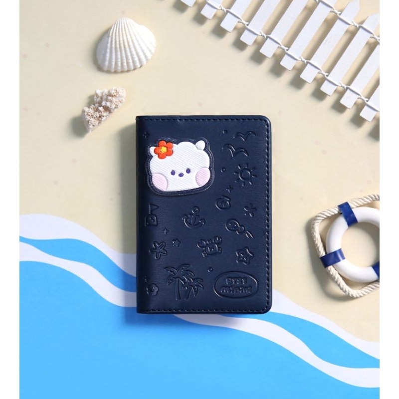 Jual BT21 Leather Patch Card Case Official Tempat Kartu Ready | Shopee ...
