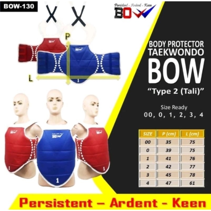 Jual Body Protector Taekwondo Hugo Hogu Pelindung Badan Dada | Shopee ...