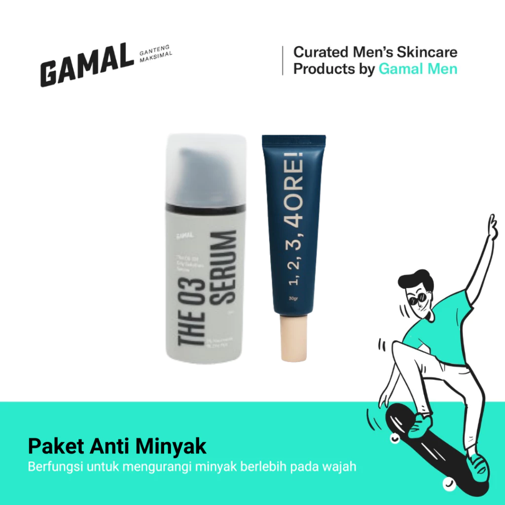 Paket Anti Minyak (O3 Serum + Pore Primer)