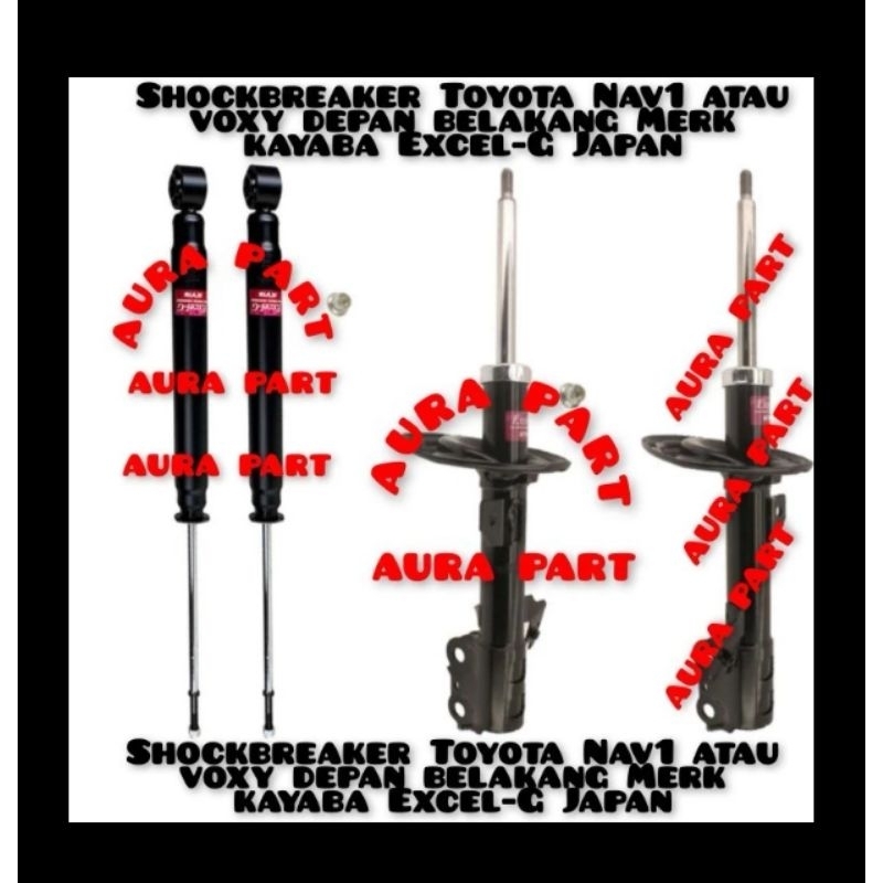 Jual Shockbreaker absorber Toyota Voxy/Nav1 depan belakang merk kayaba ...